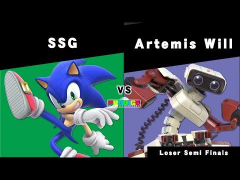 Prodigious Smash #19 SSG (Sonic) vs Artemis Will (ROB) - SSBU Tournament - Loser Semi Finals