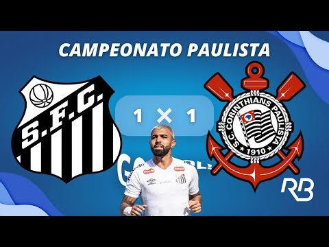 GOL DO SANTOS! GOL DE GABIGOL! Santos 1 X 1 Corinthians