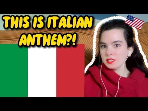 American Girl FIRST TIME HEARING Italian National Anthem!