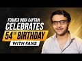 Former India Captain Sourav Ganguly Celebrates 54th Birthday With Fans