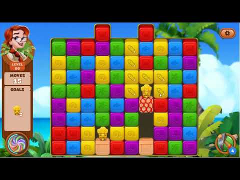 Lost Island Blast Adventure Level 66 - No Boosters