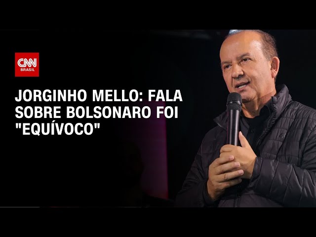Jorginho Mello: Fala sobre Bolsonaro foi “equívoco” | LIVE CNN