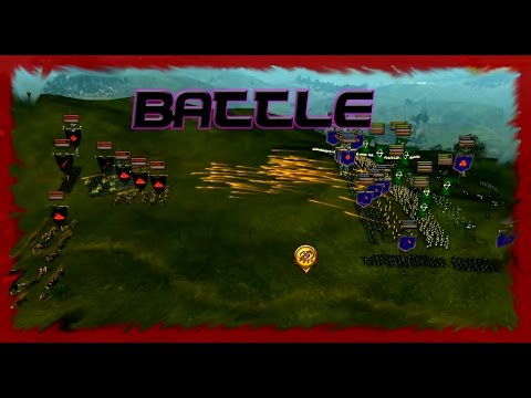 Multplayer Battle Warhammer Waldelfen + Zwerge vs Beastmen + Vampire (German)