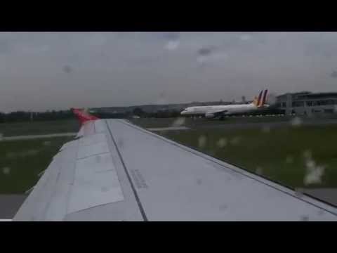 D-ABCK, Takeoff Düsseldorf