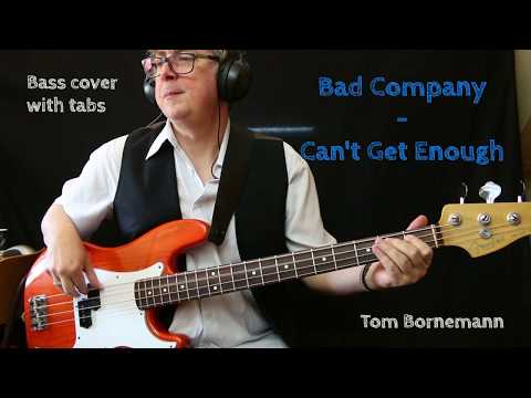 Bad Company - Can't Get Enough (Bass cover with tabs)