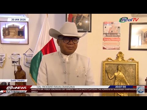 REAL NEWS / NY #VAOVAO MARINA MIVANTANA 20 JANOARY 2026 #Madagascar 