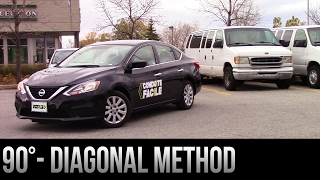 90° Parking Backing Up - The Diagonal Method