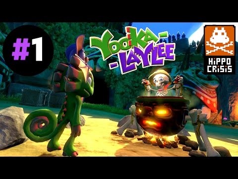 PART 1 - A TROPICAL ADVENTURE BEGINS - Let's Play Yooka-Laylee! (Steam/PC)