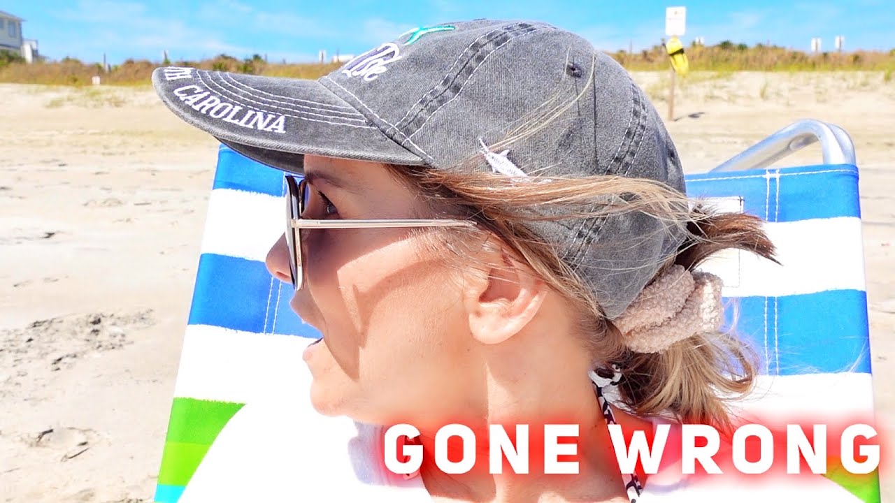 DAY AT THE BEACH (Gone Wrong) | Family 5 Vlogs