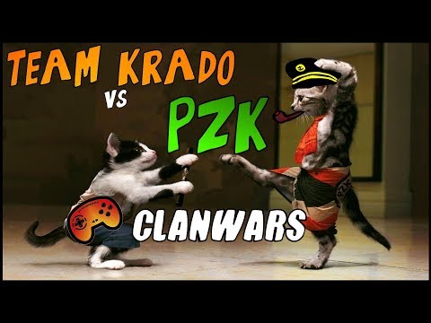 Des Moines - Clanwars - Team Krado vs. PZK ||  World of Warships