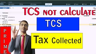 Tcs in tally prime in hindi and english