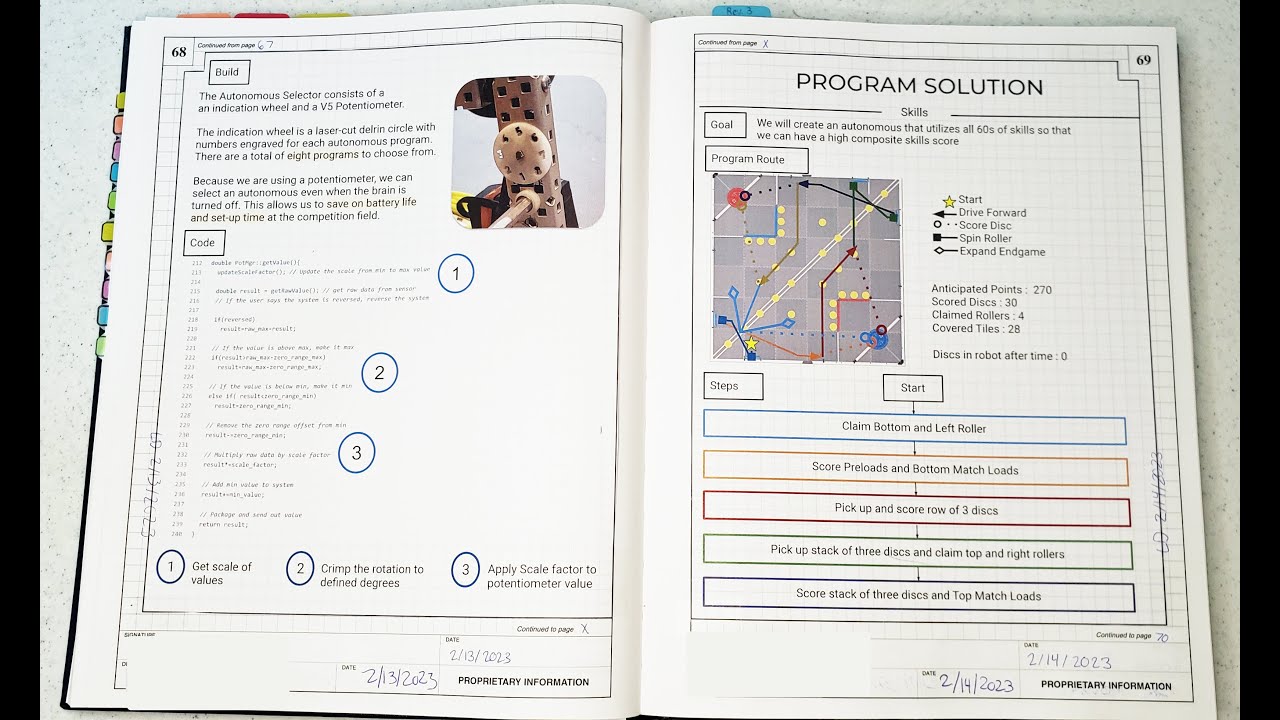 Best way to do notebook - VRC - VEX Forum