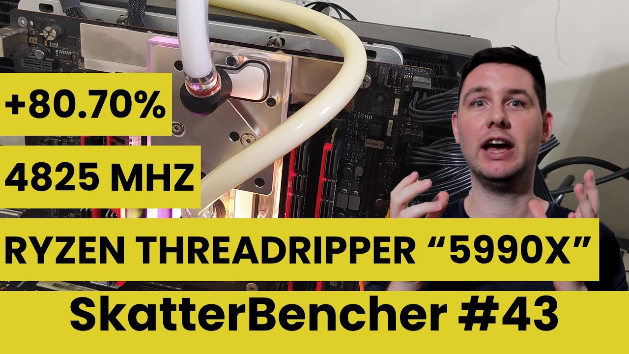 Ryzen Threadripper 5990X Overclocked to 4825 MHz With Zenith II Extreme Alpha | SkatterBencher #43 - YouTube