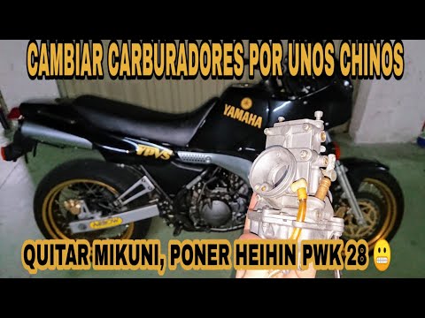 Remove MIKUNI carburetors and PLACE KEIHIN PWK 28 Yamaha TDR 250 2T and test RIDE 🚀