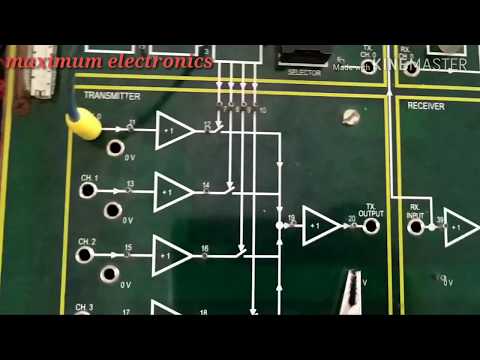 TDM time division multiplexing and demultiplexing experiment Video