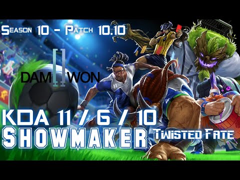 DWG Showmaker TWISTED FATE vs LISSANDRA Mid - Patch 10.10 KR Ranked