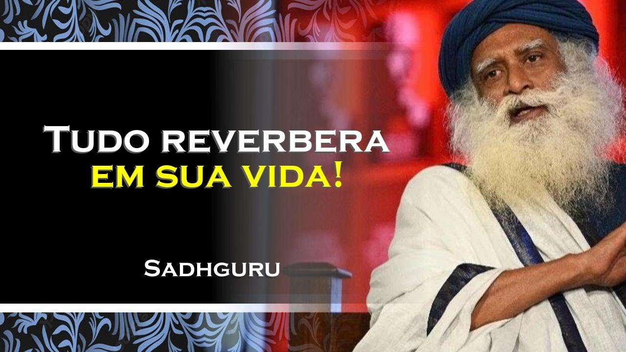 TUDO REVERBERA EM SUA VIDA , SADHGURU DUBLADO