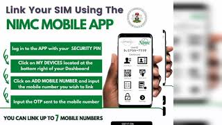 How to link NIN to MTN GLO 9MOBILE AIRTEL SIM mobile app (step by step)