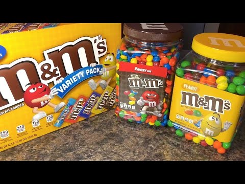 M&Ms Chocolate Candy Unpacking! Big Compilation