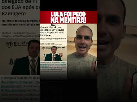 Lula tenta passar pano para araponga da PF. MINHA RESPOSTA A ELE #shorts