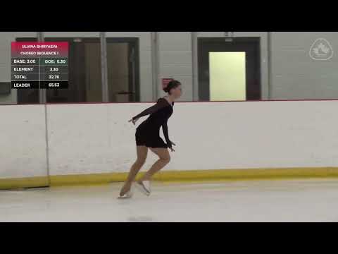 Uliana Shiryaeva FS Skate Canada Challenge 2025-26
