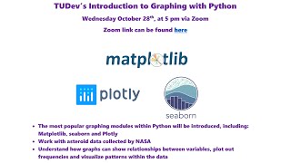 TUDev Graphing with Python Workshop!