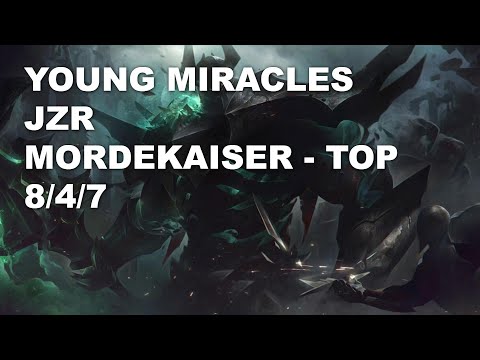 Young Miracles Jzr Top Mordekaiser vs Sett - KR Challenger Rank Game