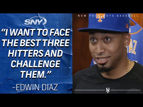 Edwin Diaz on being a 2022 All-Star, who he's most looking forward to facing from the AL | SNY