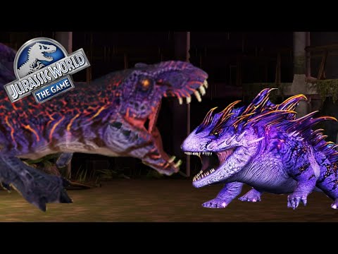 OMEGA 09 VS SALAMANDER 16 MAXED!! BOSS VS BOSS BATTLES in Jurassic World The Game