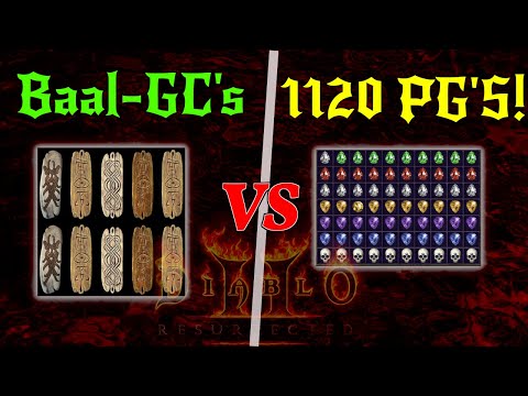 D2R Skiller Cuben - 1100 Perfekte Gems Baal Charms Teil 2