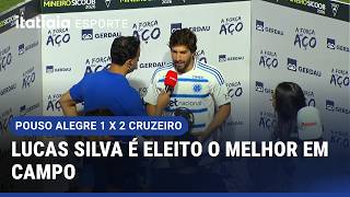 LUCAS SILVA RECEBE O PRÊMIO DE MELHOR EM CAMPO | POUSO ALEGRE 1 X 2 CRUZEIRO
