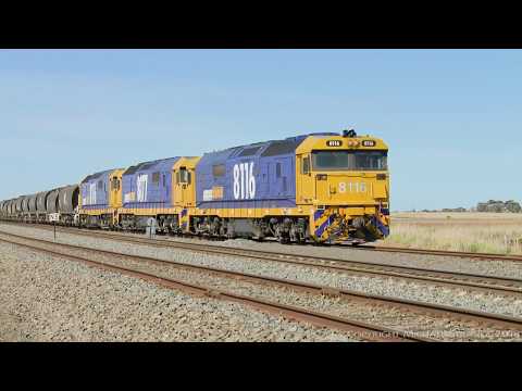 Pacific National 3CK6 Grain Train Refuels At Gheringhap - (11/9/2018) - PoathTV Australian Railways
