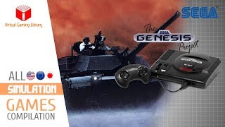 All SEGA Genesis/Mega Drive Simulation Games Compilation - Every Game (US/EU/JP/BR)