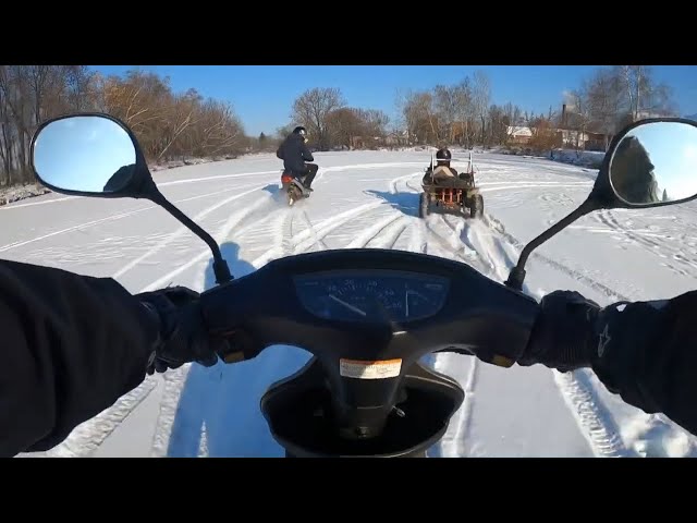 Как Дрифтить На Мопеде