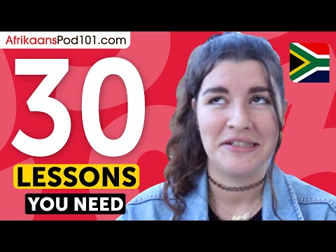 Learn Afrikaans: 30 Beginner Afrikaans Videos You Must Watch