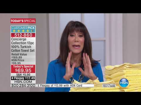 HSN | Concierge Collection Bedding 02.05.2017 - 02 PM