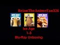 Ice Age 1 3 Family Icons Edition Blu Ray Unboxing