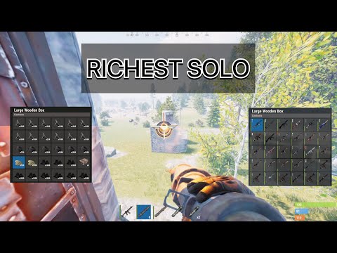 My RICHEST SOLO Wipe - Rust Console Movie