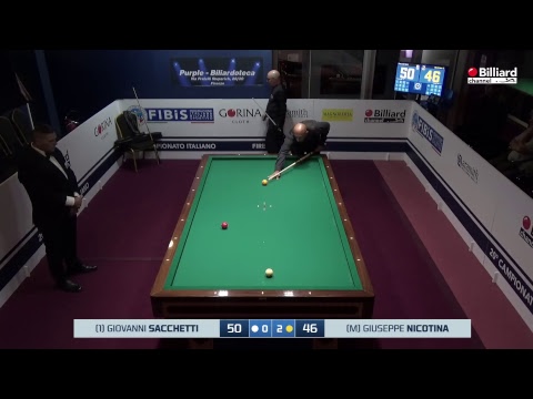 Nicotina Giuseppe VS Sacchetti Giovanni - 20° Campionato Italiano Firenze