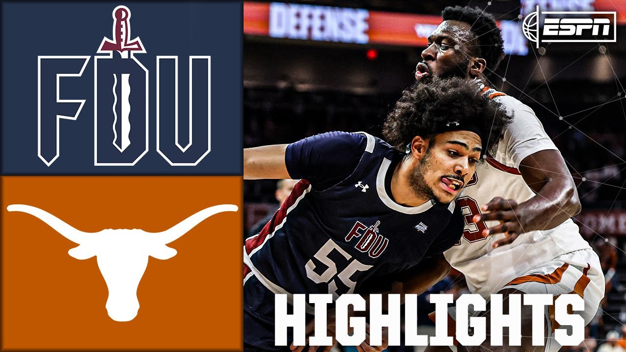Fairleigh Dickinson Knights vs. Texas Longhorns | Full Game Highlights | ESPN College Basketball