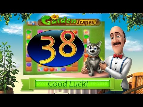 Gardenscapes 38 level Walkthrough