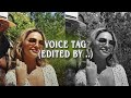 voice tag ; (edited by ...) ; tutorial