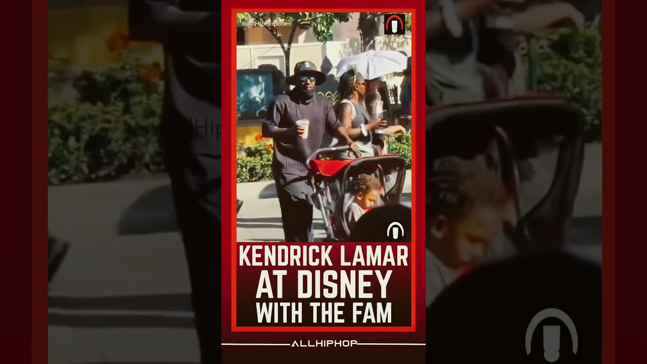 Kendrick Lamar & Family Enjoy Disney
