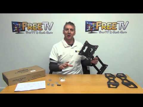 Swivel & Tilt TV Wall Bracket For 22-50 Inch LED/LCD/Plasma TVs