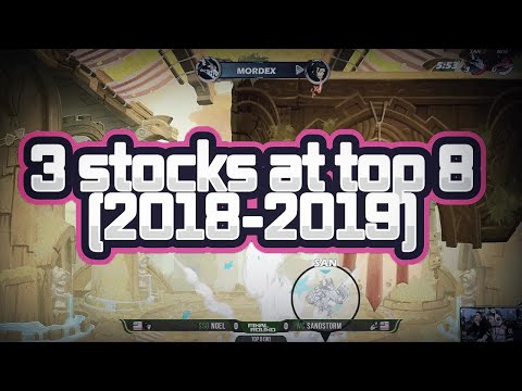 Every single 3 stock at top 8 lans in brawlhalla (2018 - 2019) w/Boomie, noeL and more!