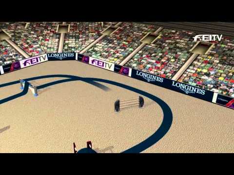 Longines FEI World Cup™ Jumping 2014/15 - Lyon - Course Animation