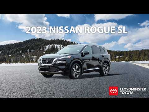 2023 Nissan Rogue AWD SL in Black for sale at Lloydminster Toyota in Lloydminster, AB