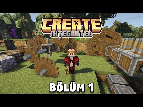 FINALLY! We're starting the Create Mod Pack! | Create Integrated | Modded Minecraft Turkish Part 1