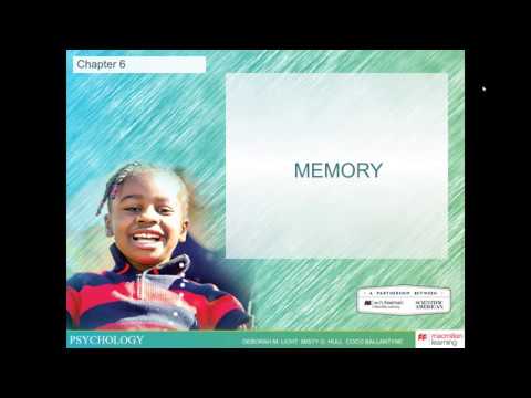 PSY123 Chapter 6 - Memory