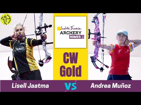 Lisell Jäätma V Andrea Muñoz | CW Gold | Nimes 2023 World Archery Indoor Series Stage 3